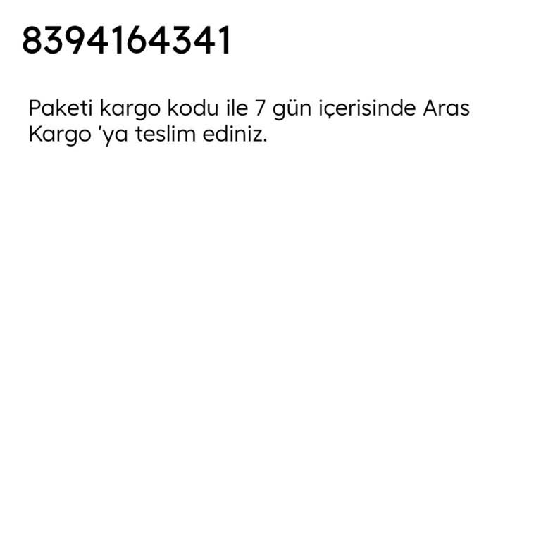 Aras Kargo Ayazağa Da Ürünüm Kayboldu. Konuyla Kimse İlgilenmiyor.