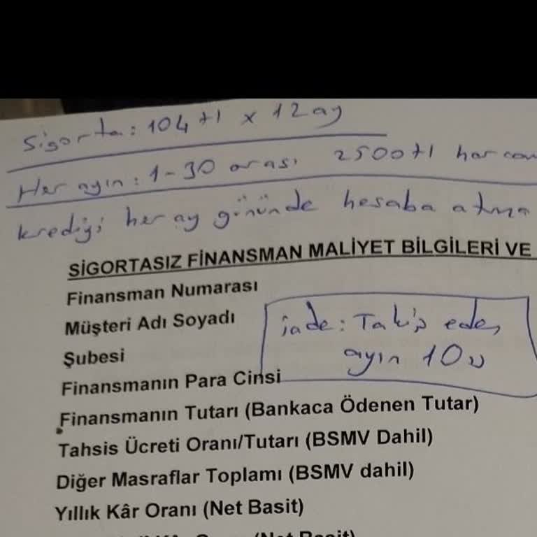 Türkiye Finans Kredi Geri Ödemesinde Beklenmedik Şart Değişikliği