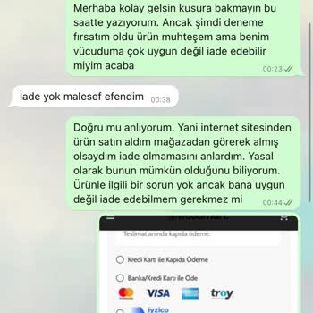 Parla Stores İade Talebim Reddedildi Ve Müşteri Hizmetleri Yetersiz