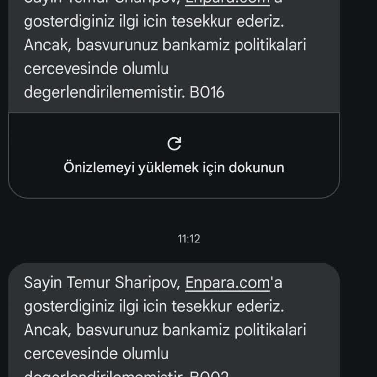 Enpara'lı Olamıyorum Sebepsiz Şekilde Enpara'lı Olamıyorum