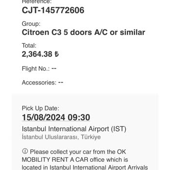 Carjet Araç Kiralama Şirketinde Yaşanan Mağduriyet