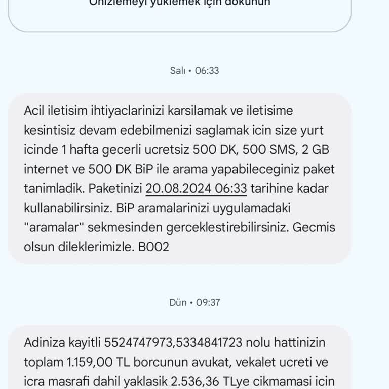 Yanlış Borç Bildirimi ve İcra Tehdidi