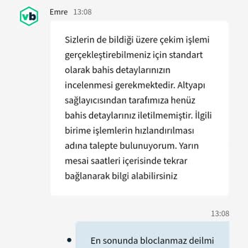 Vizebet Ödeme Yapılmıyor İnceleme Var Diyor