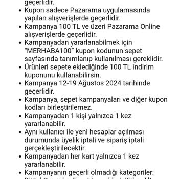 Pazarama Böyle Hizmet Olmaz Ama