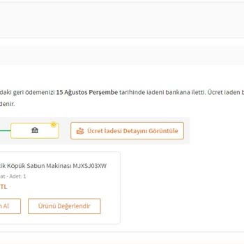 Trendyol'dan Aldığım Ürünün İadesi Ve Değişim Talebim Göz Ardı Edildi