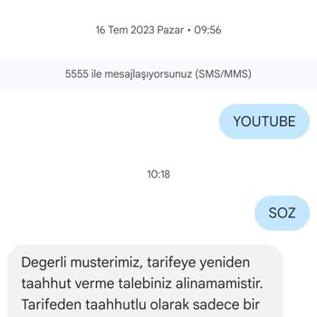 Türk Telekom'un Kendi Sunduğu Taahhüt Paketinden Yararlandırmaması