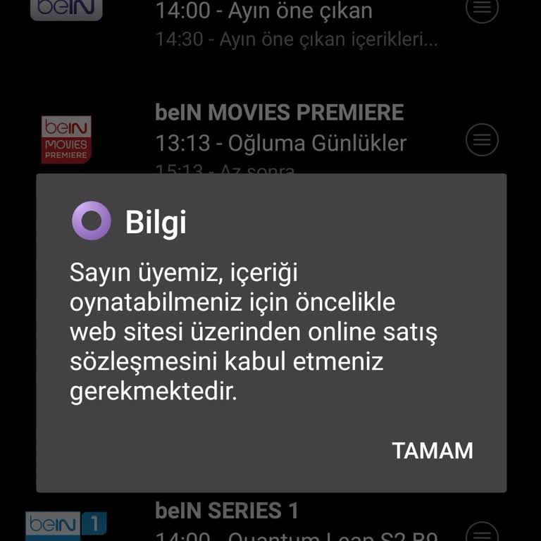 Digiturk Sözleşme Onayı Yapamıyorum