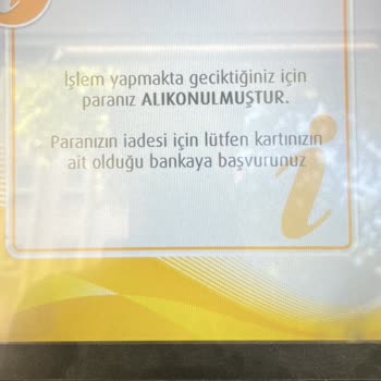 Ziraat Bankası ATM Paramı Yuttu