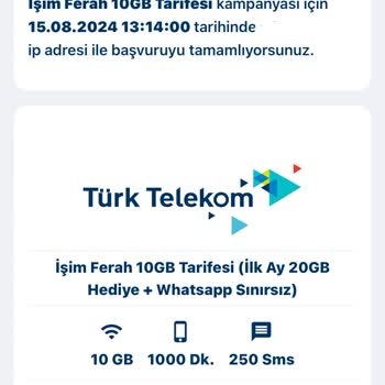 Türk Telekom +90 850 480 02 09
