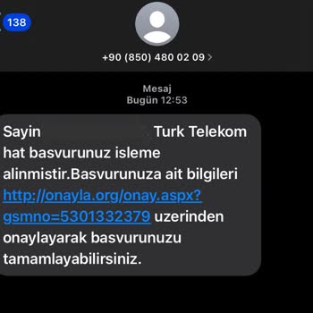 Türk Telekom +90 850 480 02 09