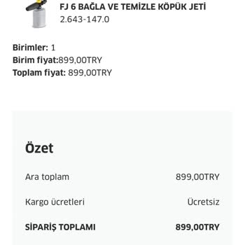 Karcher Sipariş Verdiğim Ürünü 1 Haftadır Kargolamadı