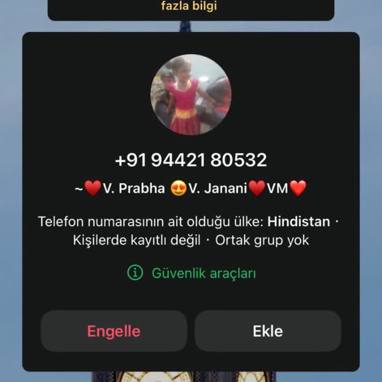 WhatsApp Hbswky.com Bilinmeyen Numara