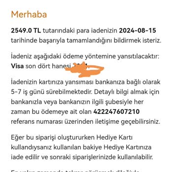 Amazon.com.tr Sebepsiz Ve Haksız Sipariş İptali
