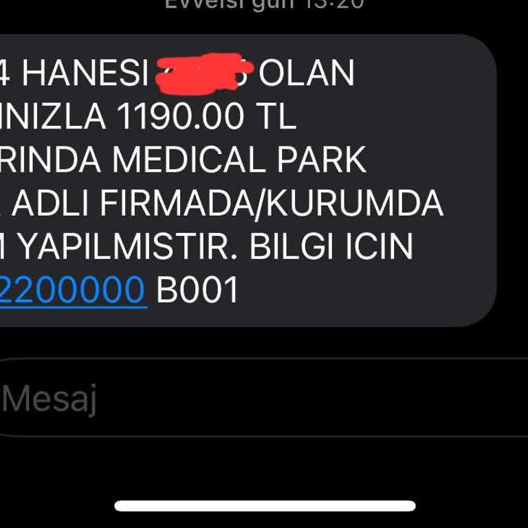 Medical Park Hastanesi Çanakkale Muayene Ücreti Alınması