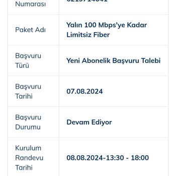 TTNET Yeni İnternet Başvuru Problemi