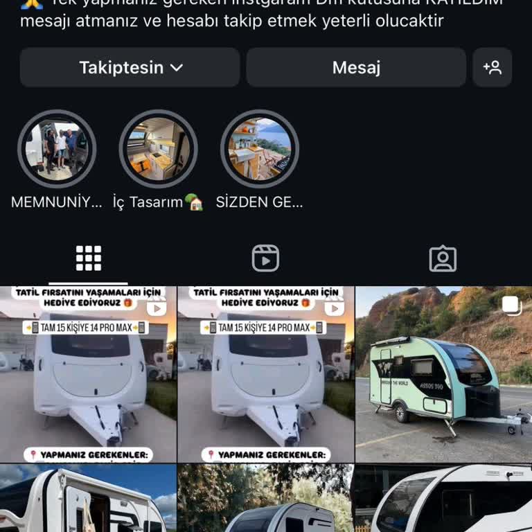 Alev_karavan_resmi (Instagram) Tarafından Yanıltıldım!