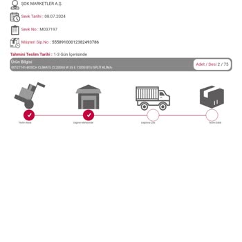 Bosch Termoteknoloji Satın Alınan Ürünler Gelen Ürünlerle Aynı Değil.
