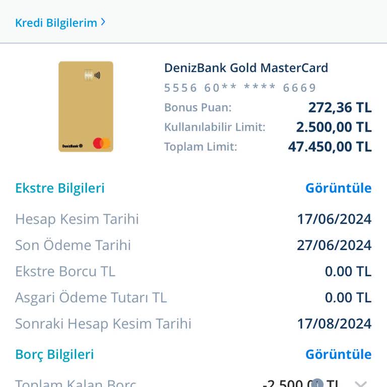 Denizbank Ödeme Yaptığım Yapılandırmayı Ödenmemiş Gibi Gösterilmesi