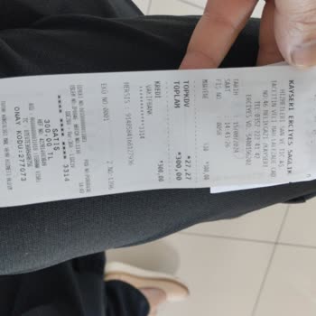 Özel Erciyes Hastanesi Erciyes Kartal Kontrol Ücreti