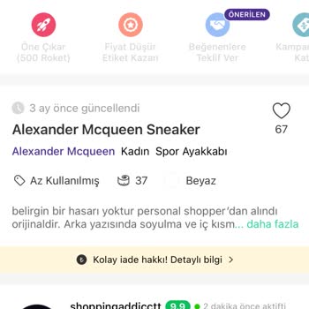 Dolap İade Şikayeti