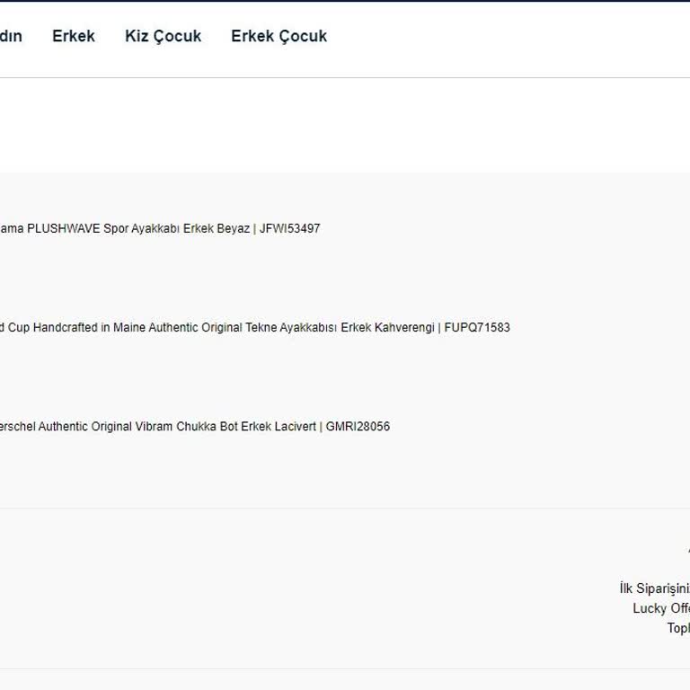 Sperry Top-Sider Türkiye Şüpheli Rakamlar!