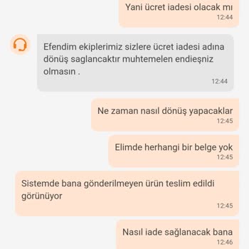 Trendyol Eksik Teslimat Ve İade Sorunu
