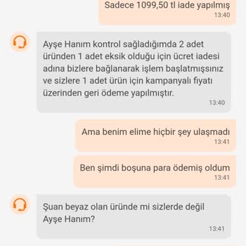 Trendyol Eksik Teslimat Ve İade Sorunu