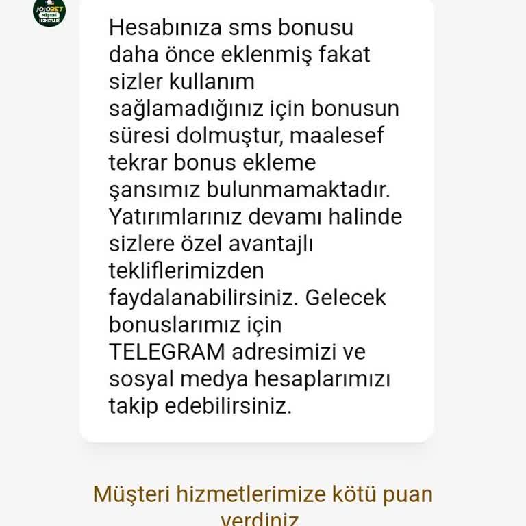 Jojobet Slotları Ödeme Yapmıyor 20 SMS Aktif Vermez