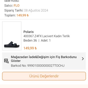 FLO Ayakkabı FLO Getirmediği Ürünün İadesinde Kargo Ücretini Kesiyor