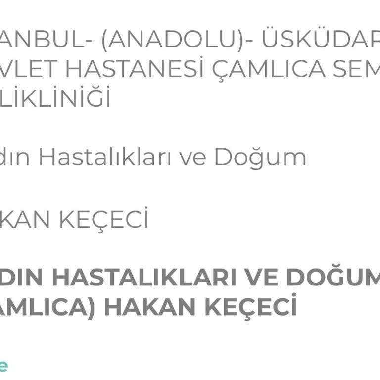 Üsküdar Devlet Hastanesi Doktor İle Yaşadığım Olumsuz Deneyim