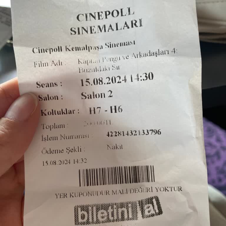 Cinepol Sinemaları Cinepol Kemalpaşa Kuralları