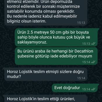 Decathlon Kutusu Olmayan Ürünü İade Almıyor?