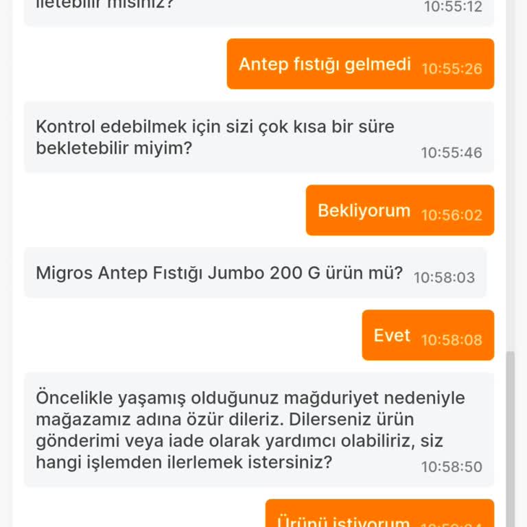 Migros Hemen Eksik Ürün Getirdi. İlk Değil Ve Son Da Olmayacak Belli Ki