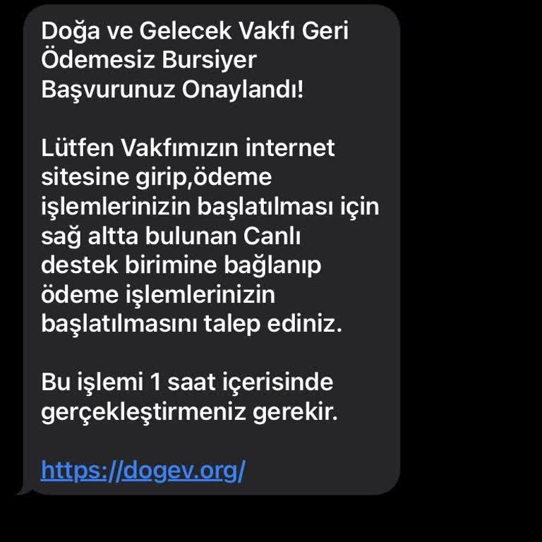 Gelecek Vakfı Kişisel Bilgilerimin Korunması Talebi
