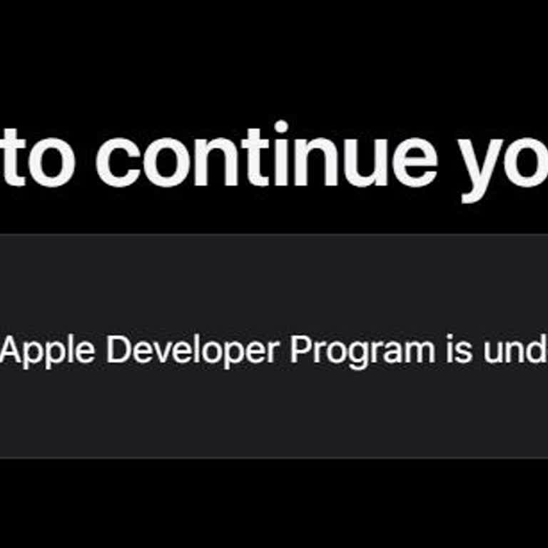 Apple Geliştirici Hesabı Sorunu