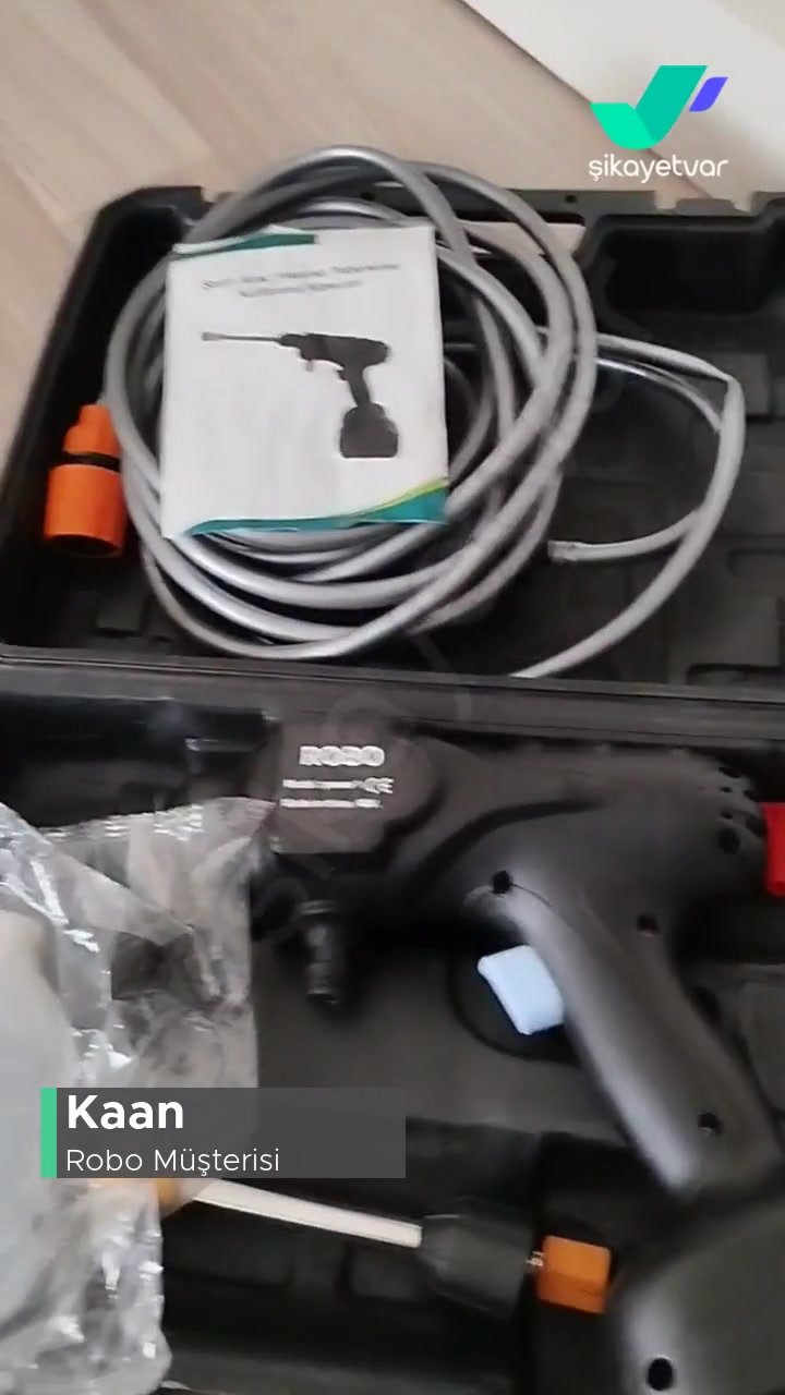 Robo Şarjlı Araba Yıkama Makinesi Sorunu! videonun kapak resmi