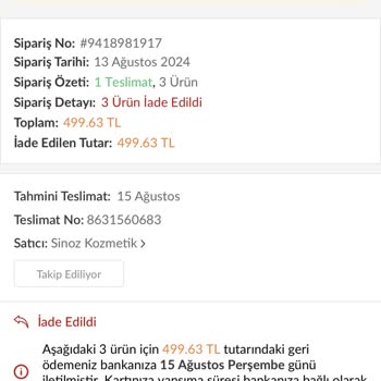 Trendyol Express Kargo Firması Mağduriyeti