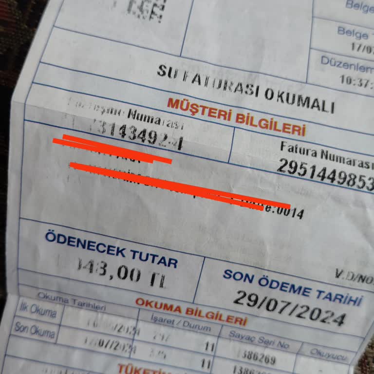İBB - İstanbul Büyükşehir Belediyesi Su Faturasının Aşırı Yüksek Gelmesi!
