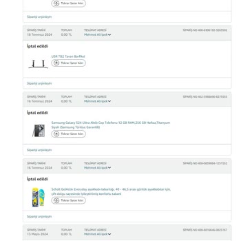 Amazon'a Yakışmadı 2 Kez Ürünü Aldım Göndermediler