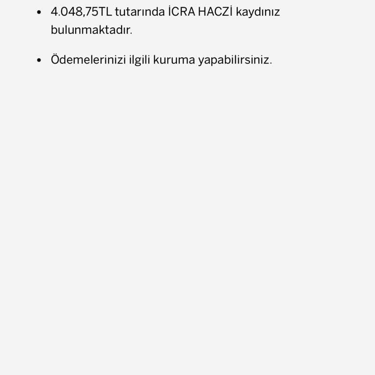 Garanti Bankası Haciz Kaldırma
