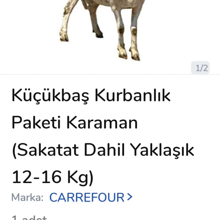 Carrefour SA Kurbanlık Koyun Alımı