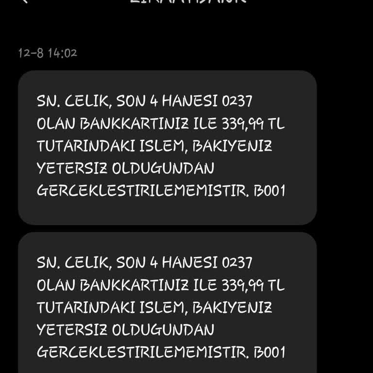 Ziraat Bankası Troy Ve Bankkart Gencim İptal Ettim Tekrar Çağıramıyor