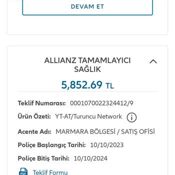 Allianz Sigorta Eksik Bilgilendirme Ve Tekliften Sonra Fiyat Artışı