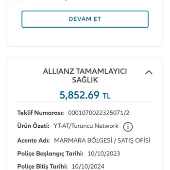 Allianz Sigorta Eksik Bilgilendirme Ve Tekliften Sonra Fiyat Artışı