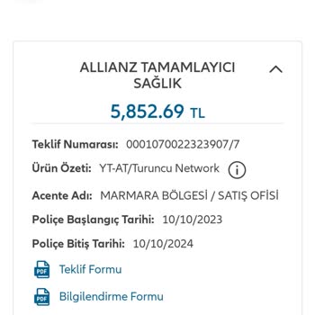 Allianz Sigorta Eksik Bilgilendirme Ve Tekliften Sonra Fiyat Artışı