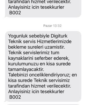 Digiturk'ün Müşteri Temsilcisi İle Görüşülemiyor
