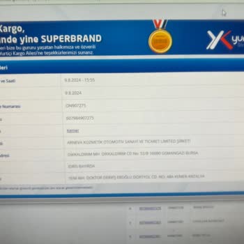 Yurtiçi Kargo Teslim Edilmeyen Kargo