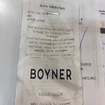 Boyner Değişim Kartı Olmasına Rağmen Değişim Yapmıyor.