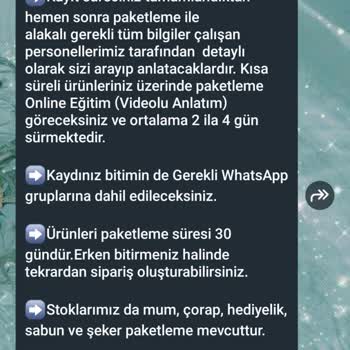 Kurumsal Paketleme Acentası İş Başvurusu