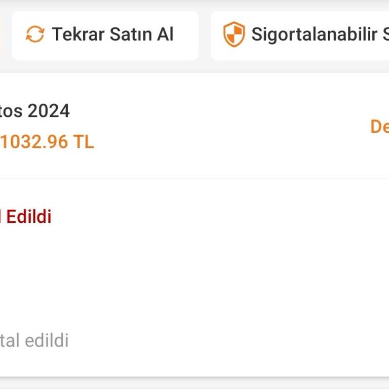 Trendyol İptal Üzerine İptal